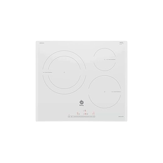 Balay 3EB965BU - Placa de inducción, 3 zonas, Zona gigante 28 cm, Función Sprint, Control Deslizante, Color Blanco