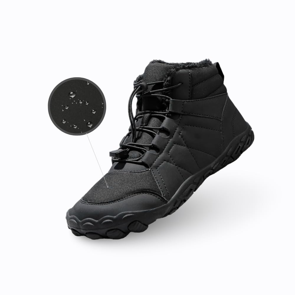 MEIION Chaussures Vivhiver Chaussures Pieds Nus d'hiver Imperméables pour Homme et Femme - Chaudes et Antidérapantes, Automne et Hiver