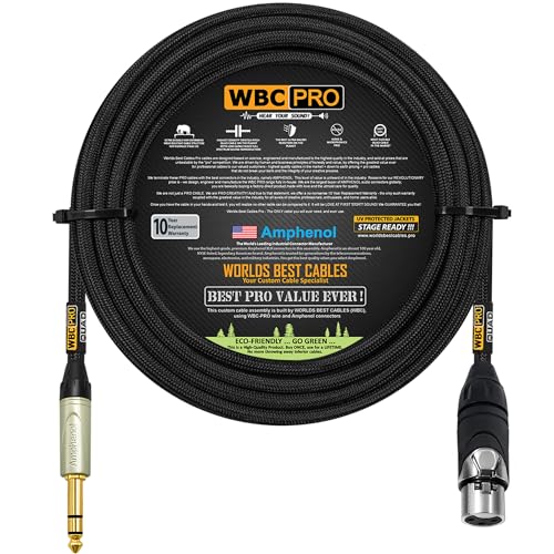 Cable balanceado XLR a TRS de 30.48 m WBC-PRO-Quad miniatura 1