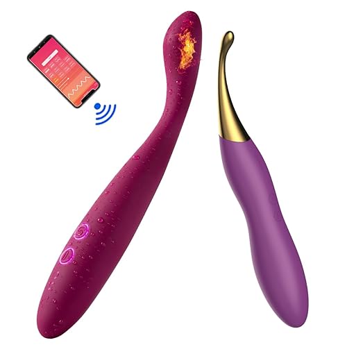 SVAKOM Updated APP Remote Control Heating Finger Vibrators with 5 * 5 Vibrations + SVAKOM Female Squirting Vibrators High FrequencyClit G-Spot Dildo Nipple Stimulator Anal Vibe
