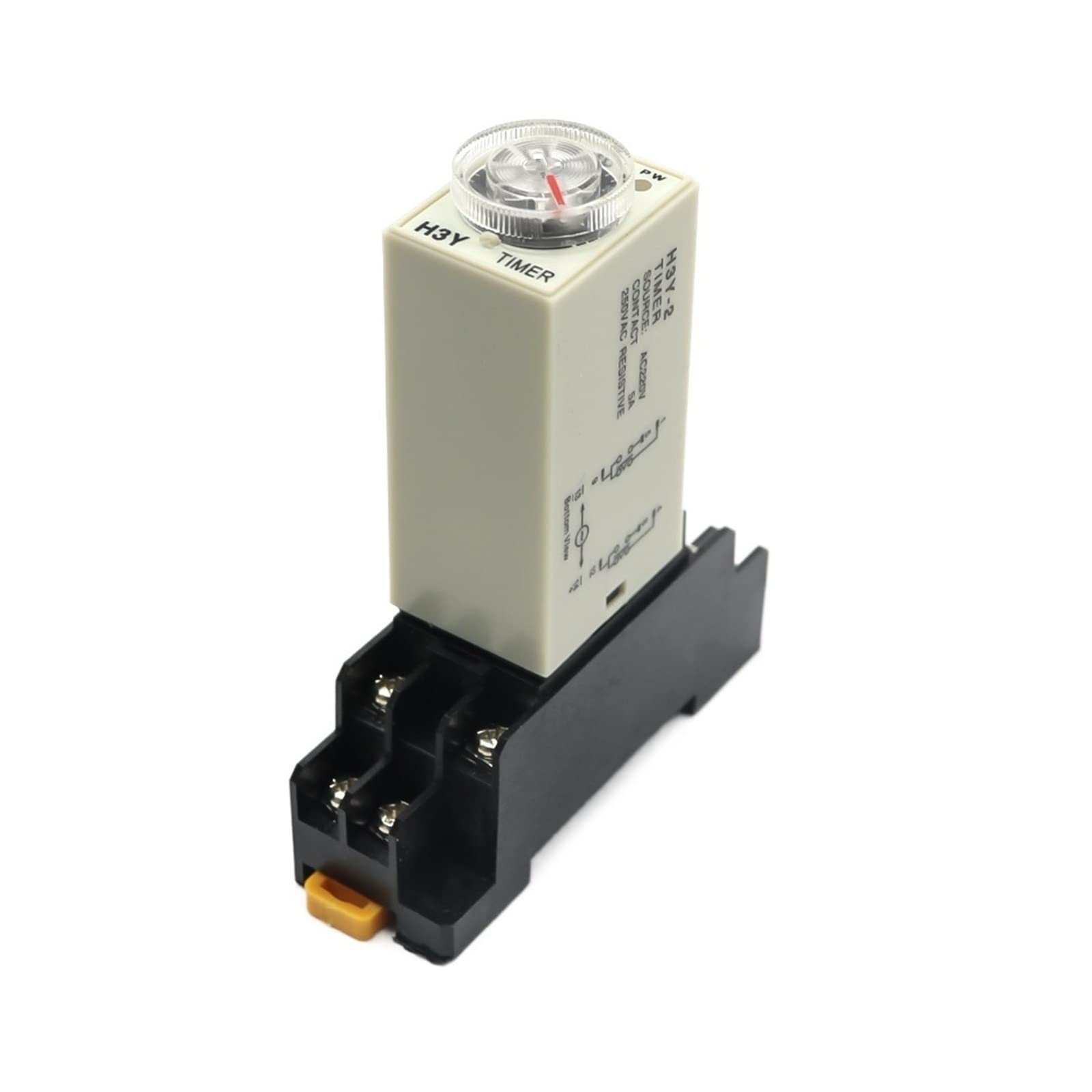 Minuterie réglable H3Y-2 DC 12V pour retarder la mise sous tension DPDT