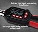 Tapha Tools 3/8 inch Digital Torque Wrench 5-99.5 ft-lbs (6.8-135 N-m) Torque Range ±2% Accuracy, LED and Buzzer Notification, Preset Memory, ISO 6789 Tested and Calibrated