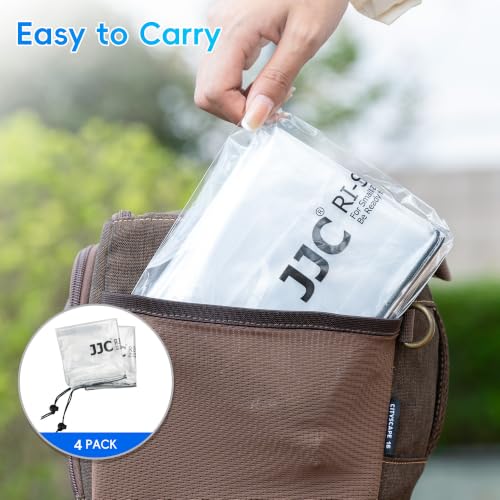 Image of 4 Pack Clear Waterproof Camera Rain Cover with a Lens up to 11 inch