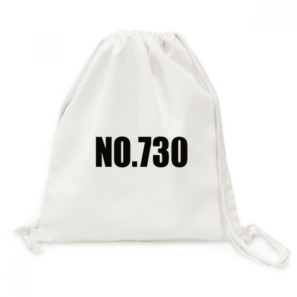 Sac à cordon en toile Numéro 730 voyage décontracté DIYthinker