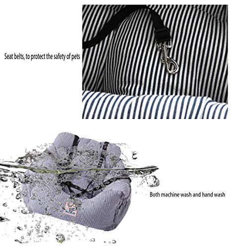 Bloblo Dog Car Seat Pet Booster Seat Travel Safety Dog Bed For Car With Storage Pocket #TOP3