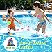 COSOOS 6 Pack Reusable Water Balloons for Kids, Summer Toy Water Toy for Boys Girls, Pool Beach Toys for Kids 3-12, Outdoor Activities Water Games Toys Self Sealing Refillable Water Balloons for Fun