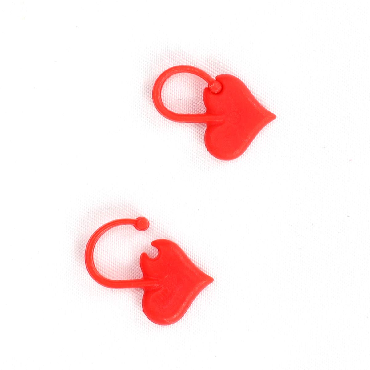 Kit De 10 Marcadores De Punto Y 10 Hebillas De Corazón Para Costura – Plástico De Colores, Ligeros Y Multifuncionales, Para Proyectos DIY Y Tejido