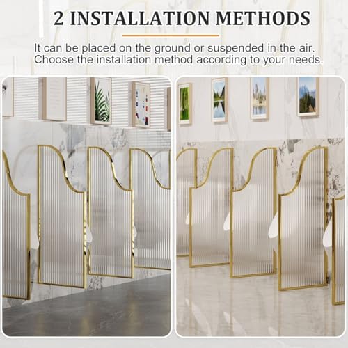 Men's Wall-Mounted Urinal Screen - Durable Tempered Glass Privacy Divider with Stainless Steel Frame, Ideal for Public Restrooms, 1pc Commercial Bathroom Accessory