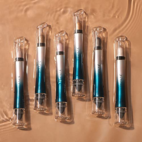 Luxaza 24H Longwear Eyeshadow Stick, Matte And Metallic Neutral Brown Cream Eyeshadow Pencil Crayon, Waterproof Champagne Shimmer Eye Brightener Stick, Pro Eye Highlighter Makeup Stick #TOP7