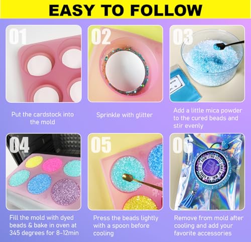 image for MUBYOK M421 Car Freshie Supplies Starter Kit with 1LB Scented Aroma Be