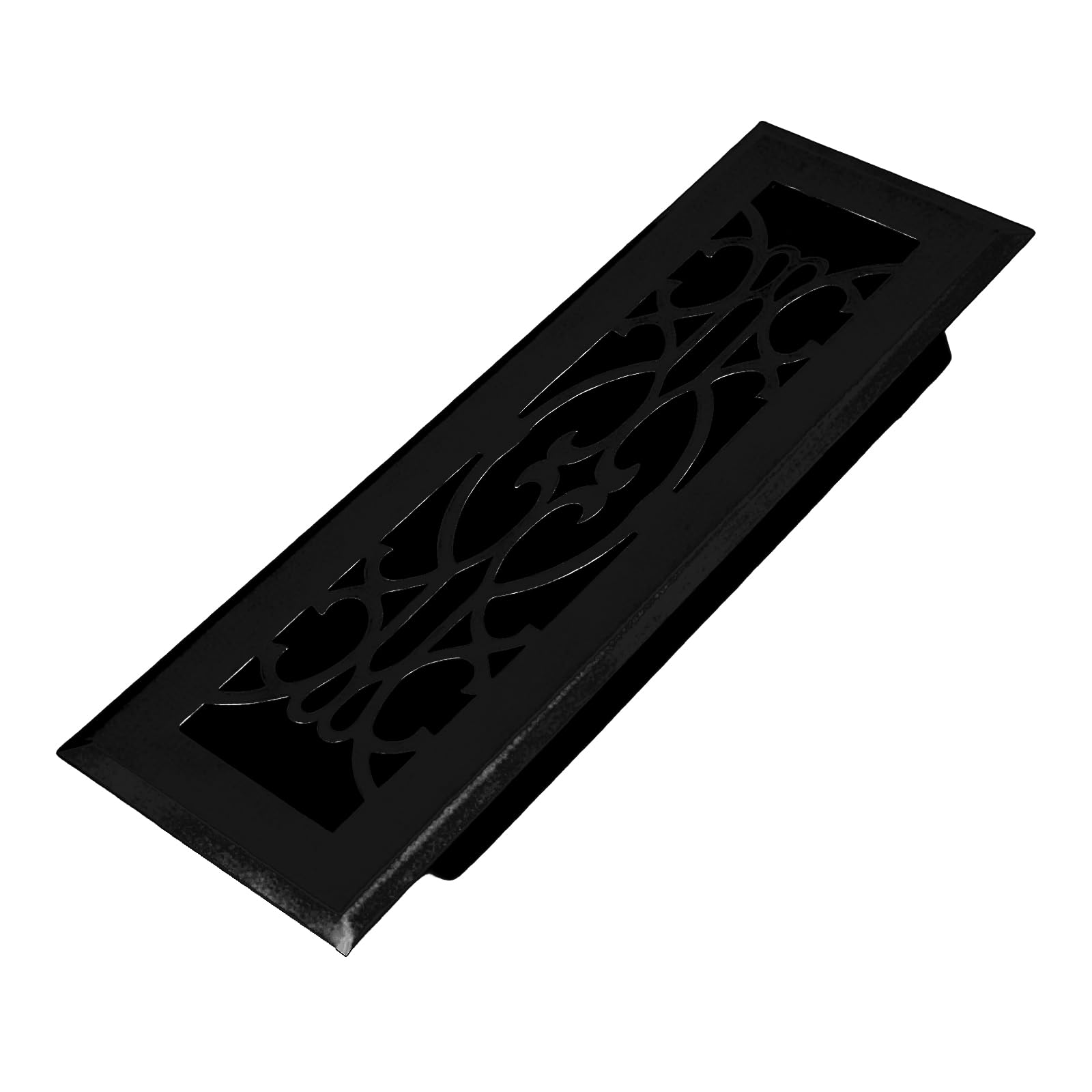 Elnwnnkc Black Iron Ventilation Grille With Variable Size For Air Distribution In Any Room Home Ventilation Cover