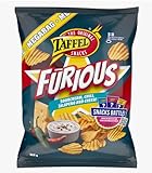 Taffel Furious sour cream chili jalapeno & cheese flavored chips 4 Packs of 312g 44oz
