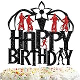Happy Birthday Cake Topper TV Program Theme Eleven Things Party Decor Picks for Children Birthday...