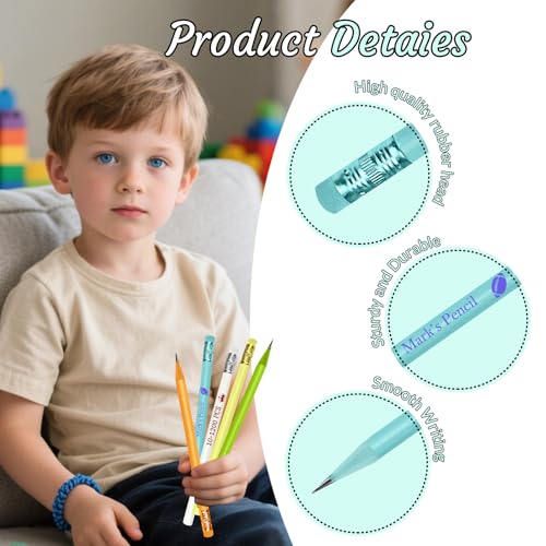 Lápices personalizados #2 triangular para niños y escuela miniatura 4