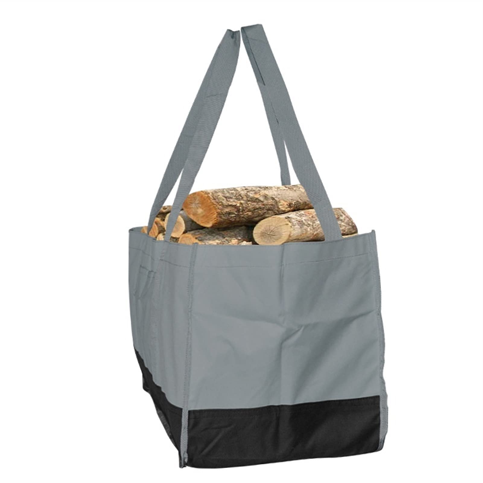 Kindling Storage Firewood Carrier - Log Tote & Torba do przenoszenia z uchwytami, uchwyt dzienny do drewna Fireplace (Kolor: 01)