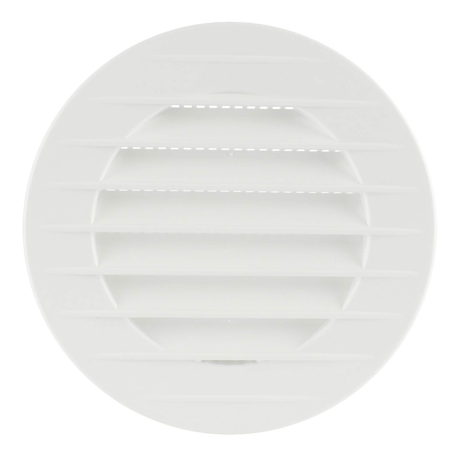 MKK Ventilation Grille Round Insect Protection Diameter 125 mm White