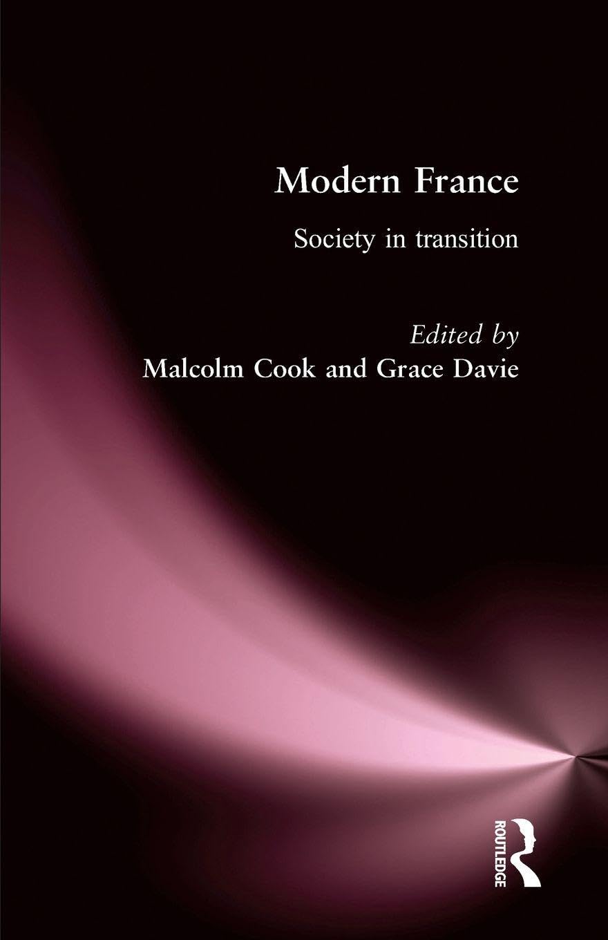 Modern France: Society in Transition