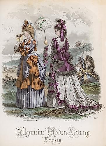 Affiche Toile Deux dames mode Jules David pour déco salon chic 60x90