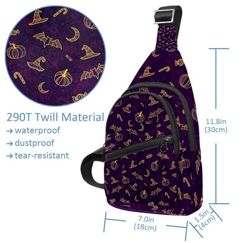 Bolso bandolera con diseño de pavo real, mochila de pecho impermeable y unisex 5