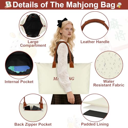 Set de Bolsas Yorige para Mahjong con 4 Piezas miniatura 4