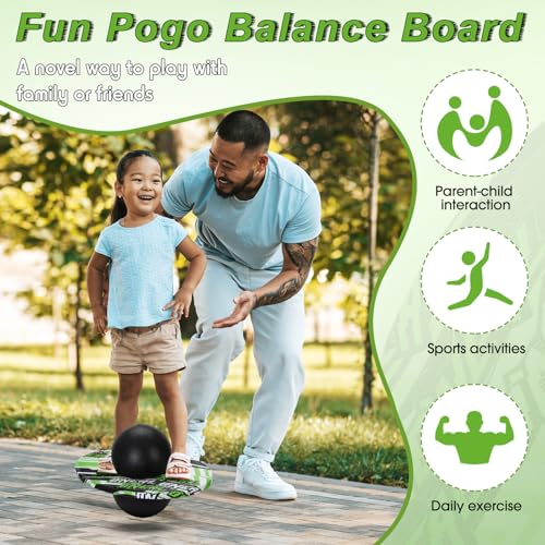 image for WinnerWhy Pogo Trick Ball for Kids, Up to 160lbs, Pogo Stick Jumper fo