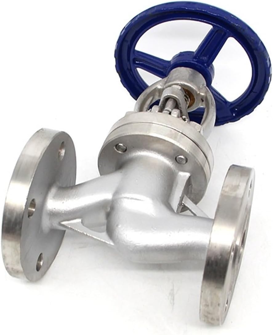 Stop Valve 304 Stainless Steel Flange Globe Valve J41W-16P Heat Transfer Oil Valve(J41W-16PDN100)