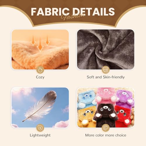 Dog Hoodie with Bear Ears Fleece Dog Sweater for Small Dogs French Bulldog Clothes Puppy Costume for Small Dogs XS Winter Clothes Cozy Pet Fleece for Cats - Image 6