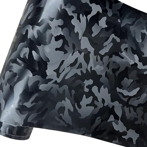 Image of LZLRUN Forged Matte Carbon Fiber Ghost Black Car Vinyl Wrap 5ft x 10ft