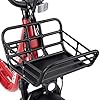 Electric Bike Front & Rear Baskets Bike Baskets,Only for VELOWAVE Prado S 20'' Fat Tire Ebike #1