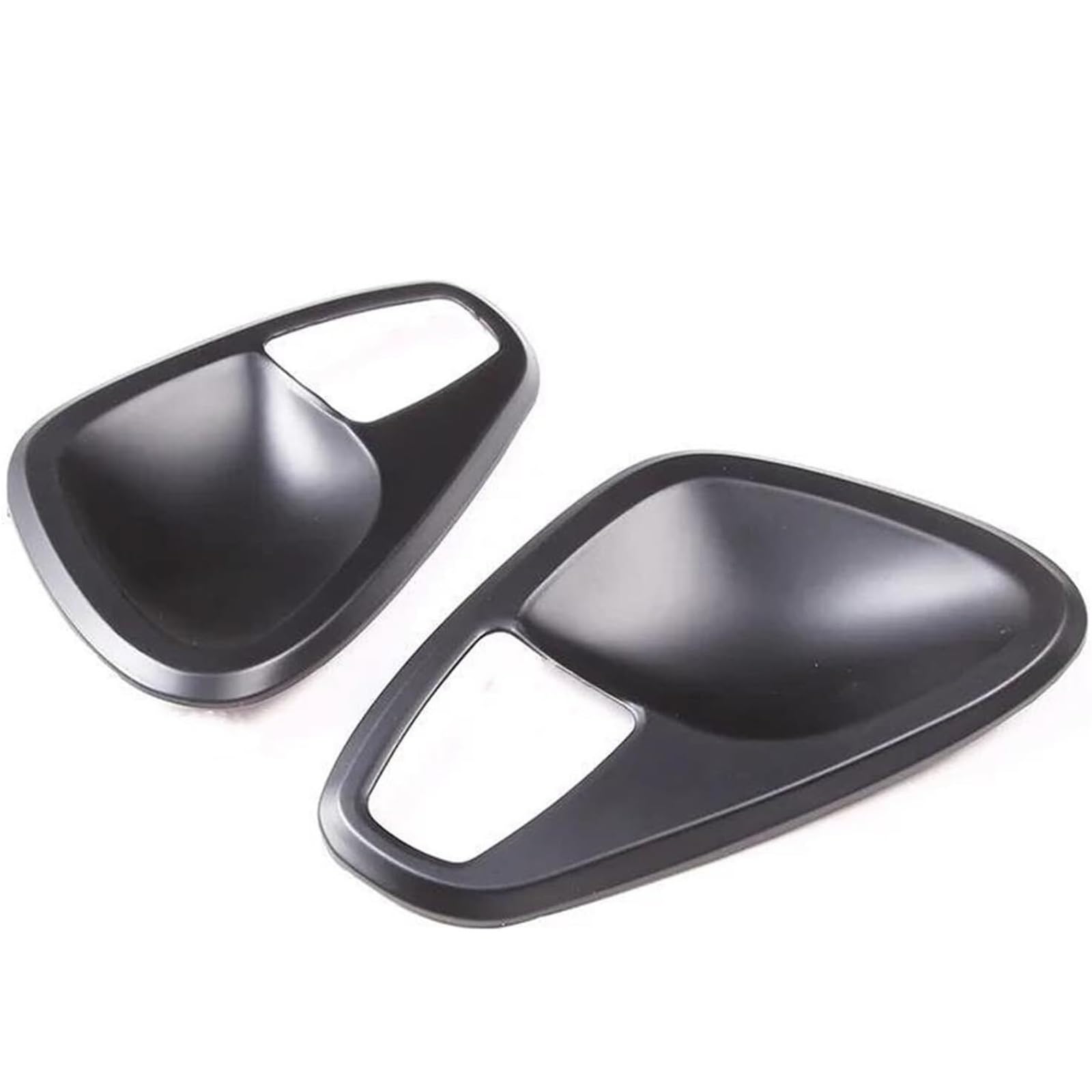 Zynther Matte Black 2 Inside Door Latch Handle Car Inner Door Handle Trim Covers Stickers Interior For Mercedes For Benz For Smart 451 Two 2010-2015(Matte Black 2)