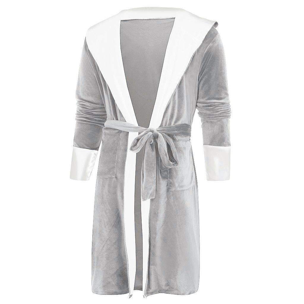 Générique Sehr warmer Pyjama aus Fleece, für Erwachsene, Damen, Bademantel und langer Pyjama, personalisierbar, Bademantel aus weichem Waffelstoff, bequeme und leicht zu tragende Kleidung, Kleidung