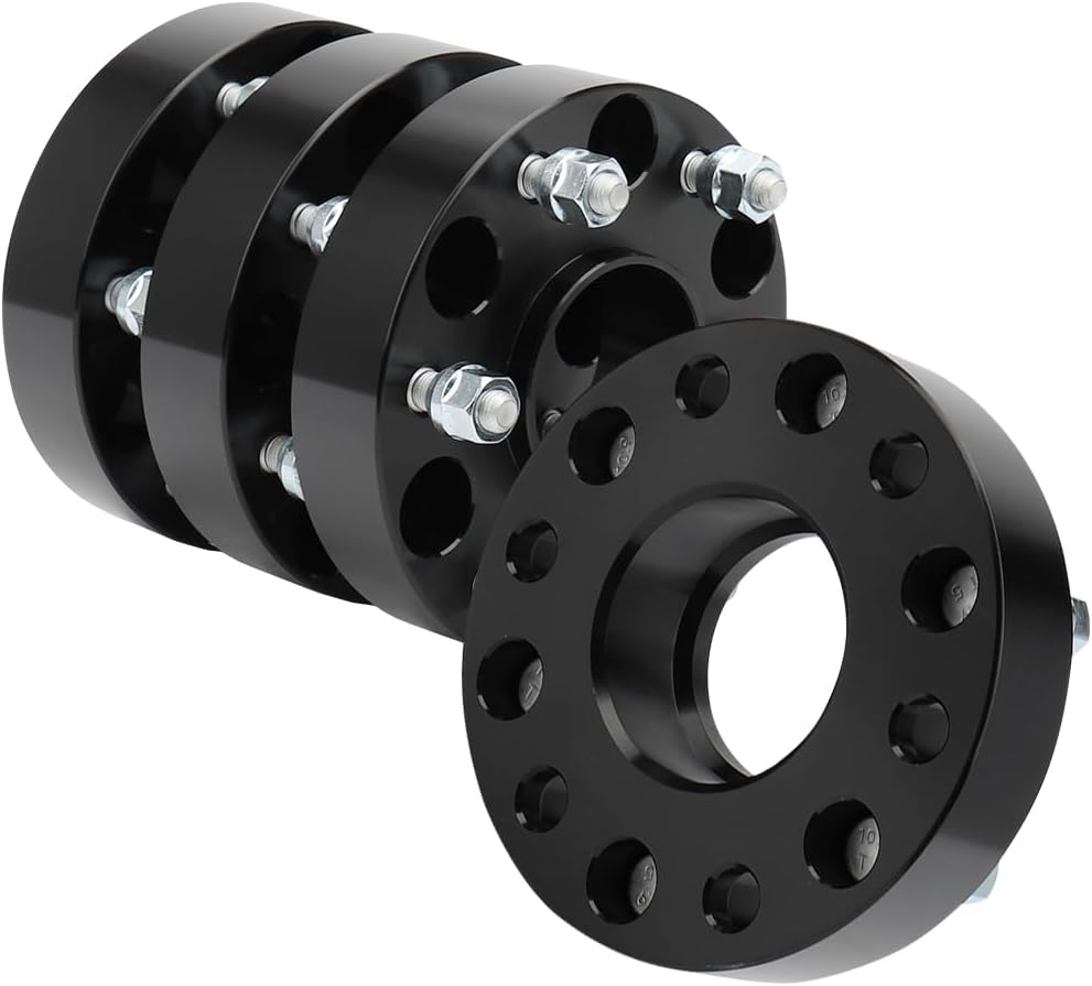 IRONTEK 6x5.5in Wheel Spacers 1.5" Compatible for Nissan 2005-2015 Armada/ 2004-2020 Titan, for Infiniti 2004-2010 QX56 Forged Thread Pitch M12x1.25 Hub Bore 66.5mm 6x139.7mm to 6x139.7mm 4PCS