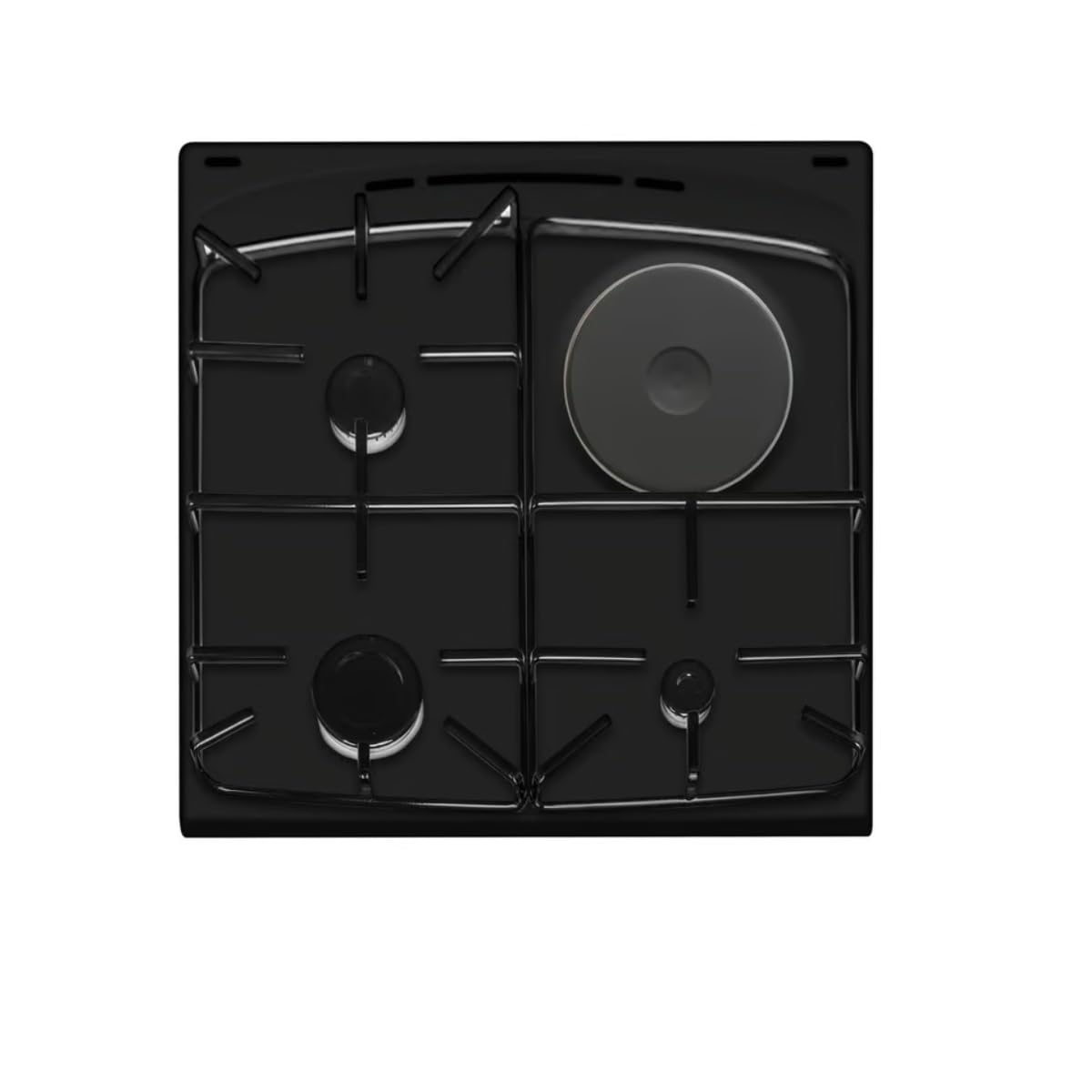 ACM7037RN Mixed Cooker with 4 Burners - Black
