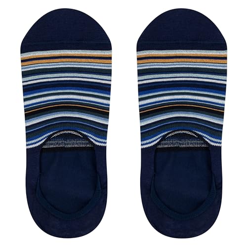 PS Paul Smith Men's Three Pack Short 'Signature Stripe' Socks, Multicolor, One Size2