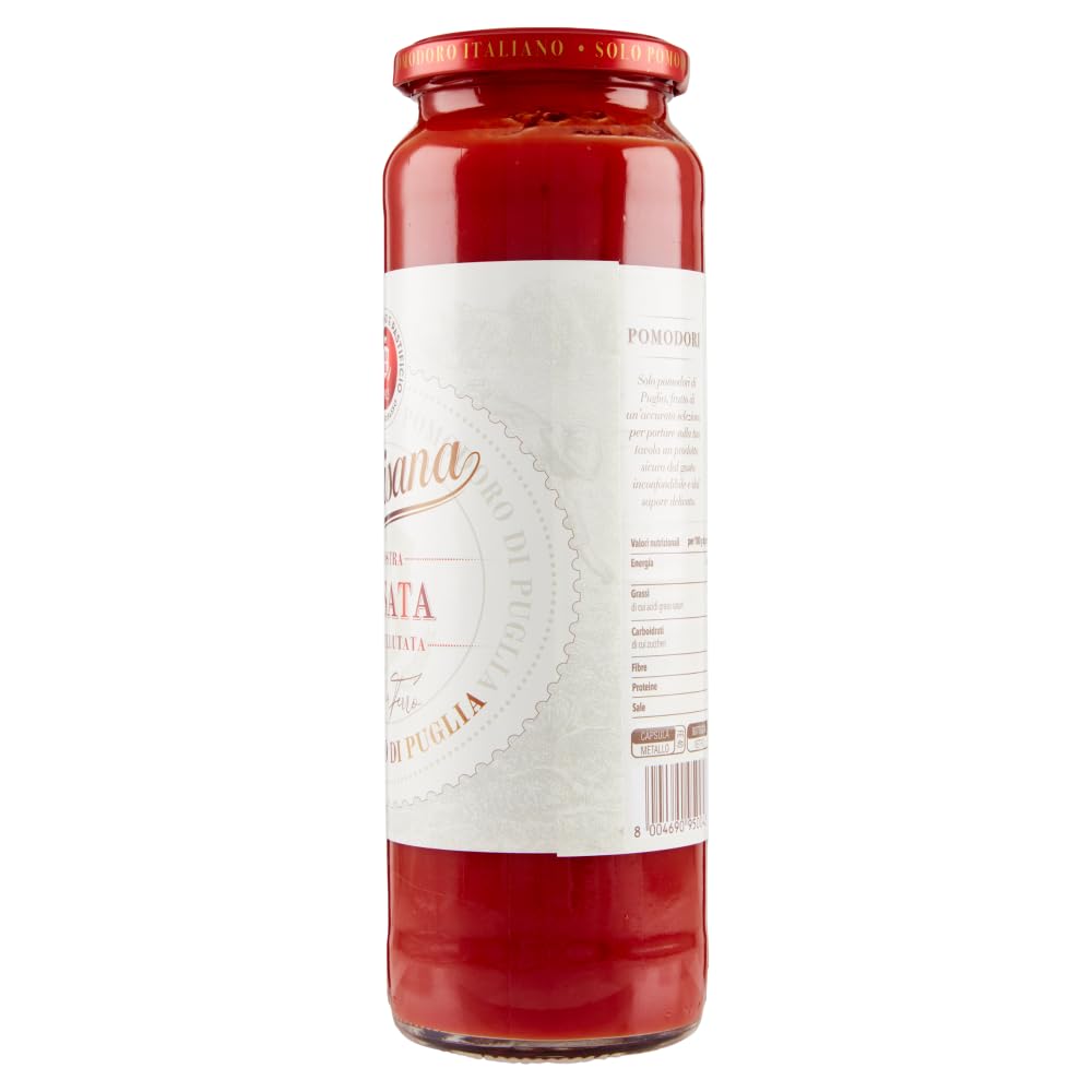 La Molisana Passata di Pomodoro Classica 100% Italienisch 12x 690g + Italian Gourmet Polpa 400g