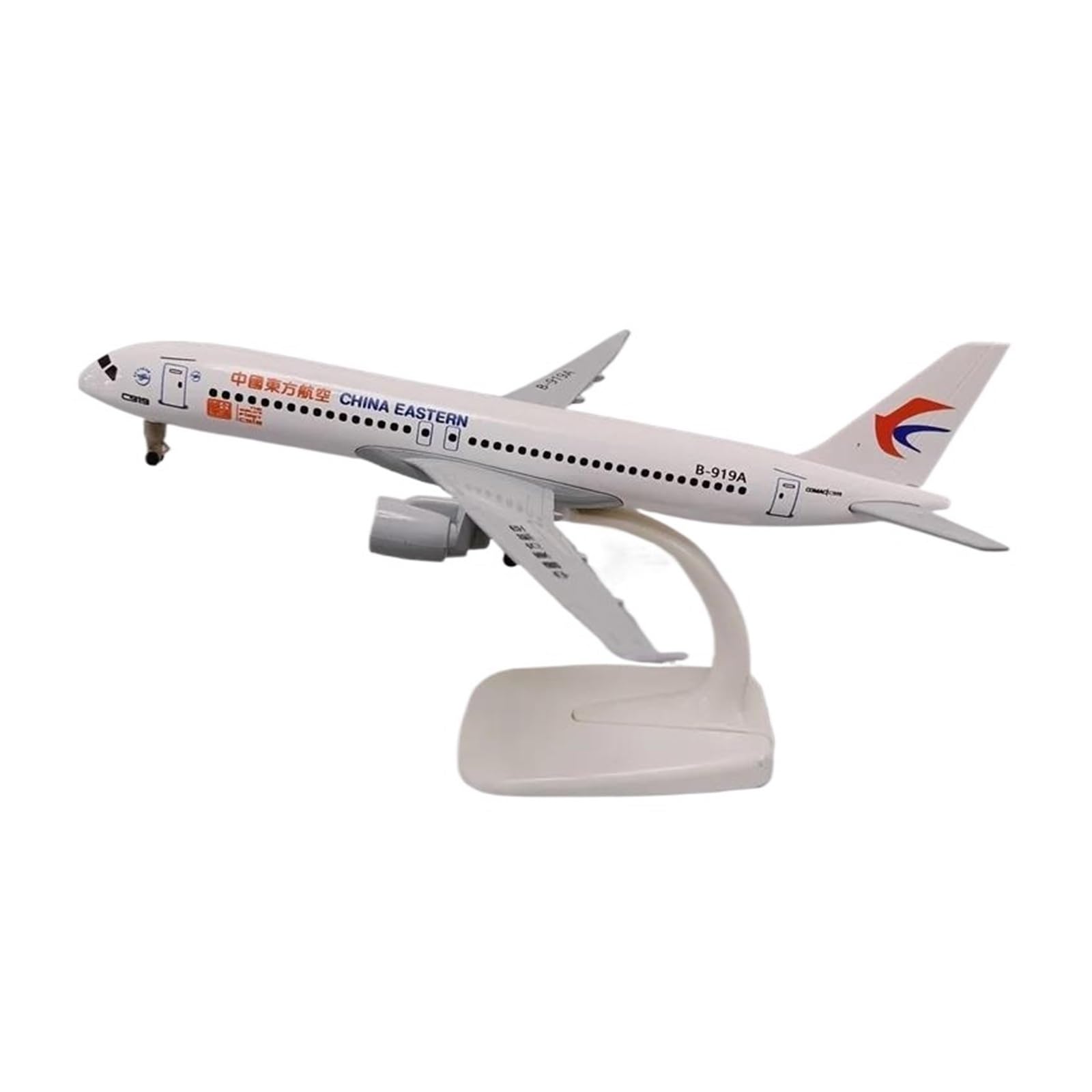 Modello Aereo Pressofuso Per Aviazione C919 19 Cm Commerciale Cinese Orientale Ornamenti Per Carrello Atterraggio Modello di Aereo in lega