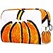 Produktbild Multifunktionale tragbare Mode-Make-up-Tasche Oktober Kürbis Kosmetiktasche für Frauen Mädchen Aufbewahrung Organizer für Geldbörse Reise Kulturbeutel Zubehör Organizer