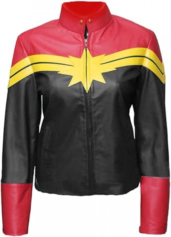 Carol Danvers Faux Leather Women Super Hero Movie design Captain Jacket