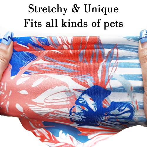 2 Pack Dog Shirts Hawaii Pet Vest Quick Dry Soft Stretchy Summer Soft Sleeveless T-Shirt Dog Cat Clothes For Small Medium Girl Boy, Small #TOP4