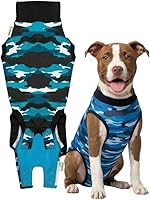 Vista 14 de Traje de recuperación Suitical para perros, de color negro, S, Negro