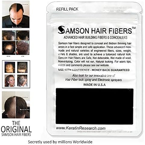 BROWN 50gr Original Samson Hair Building Fibers Refills all brands Cover