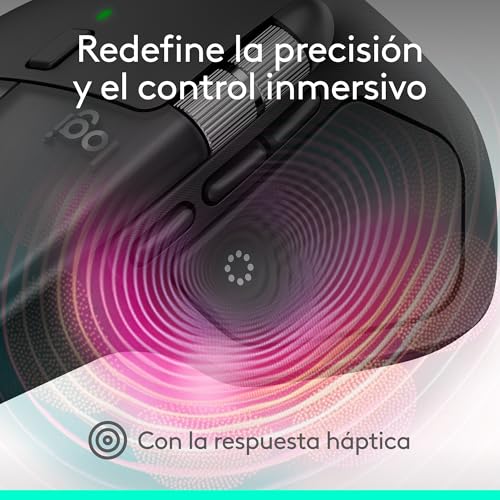 Logitech MX Master 4 for Mac: ratón Bluetooth ergonómico Negro Espacial para macOS e iPadOS 2