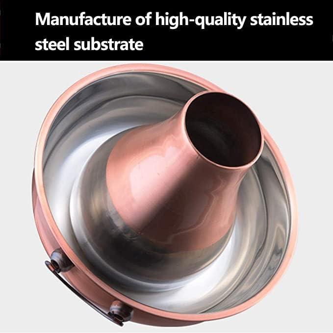 Olla China de Cobre 34Cm, Hot Pot Beijing, Acero Inoxidable miniatura 3