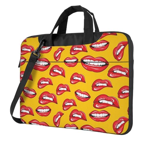 Maletín para laptop unisex 14 pulgadas negro miniatura 1