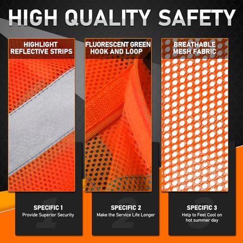 Image of Unittype Safety Mesh Vest for Men Women