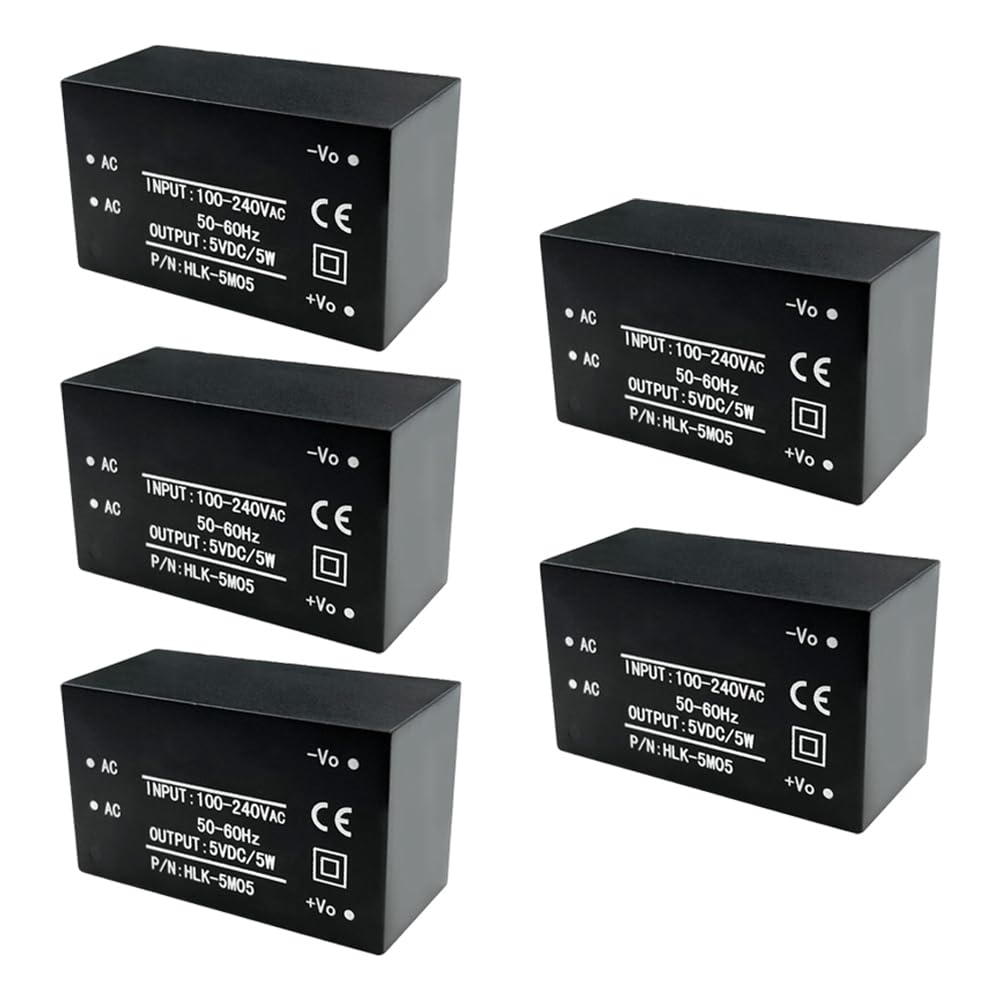 Convertidor CA-CC de 220 V A 5 V con conmutación inteligente HLK-5M05, pack de 5 piezas