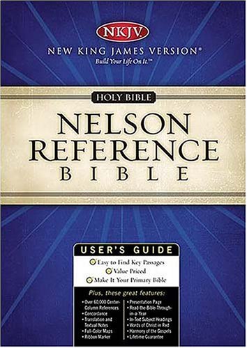New King James Version - NKJV - Nelson Reference Bible: Bonded Leather ...