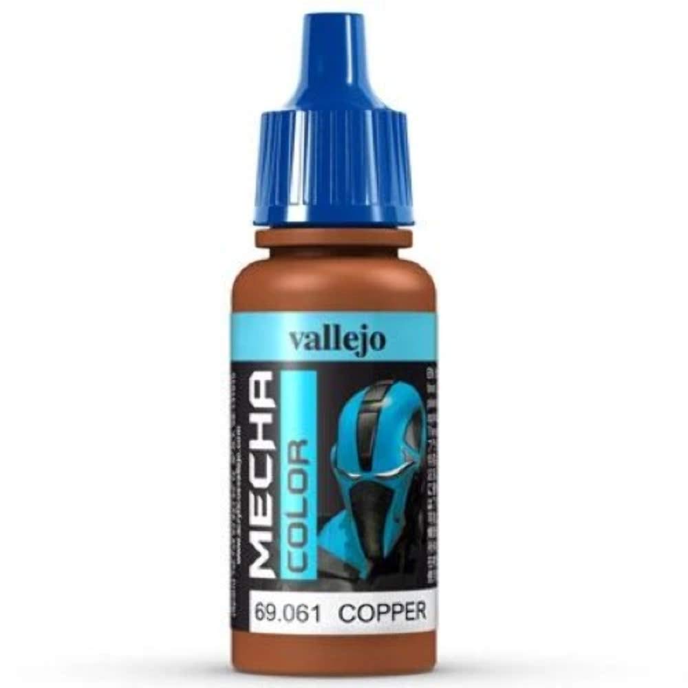 Vallejo 17 ml "AV Mecha Color" Acrylic Airbrush Colour - Copper