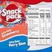 Snack Pack Strawberry and Berry Blue Flavored Juicy Gels Cups, 3.25 oz., 12-Count Family Pack