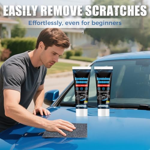 Car Scratch Remover, 2025 New Scratch Remover for Vehicles, Effective Paint Scratch Removers, Easy Application Car Surface Protection, Repair Small Scratched Water Spots for All Cars (1)